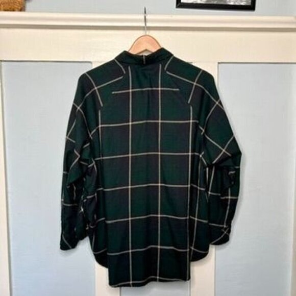 Wild Fable Green Plaid Button Front Shirt - Picture 2 of 3